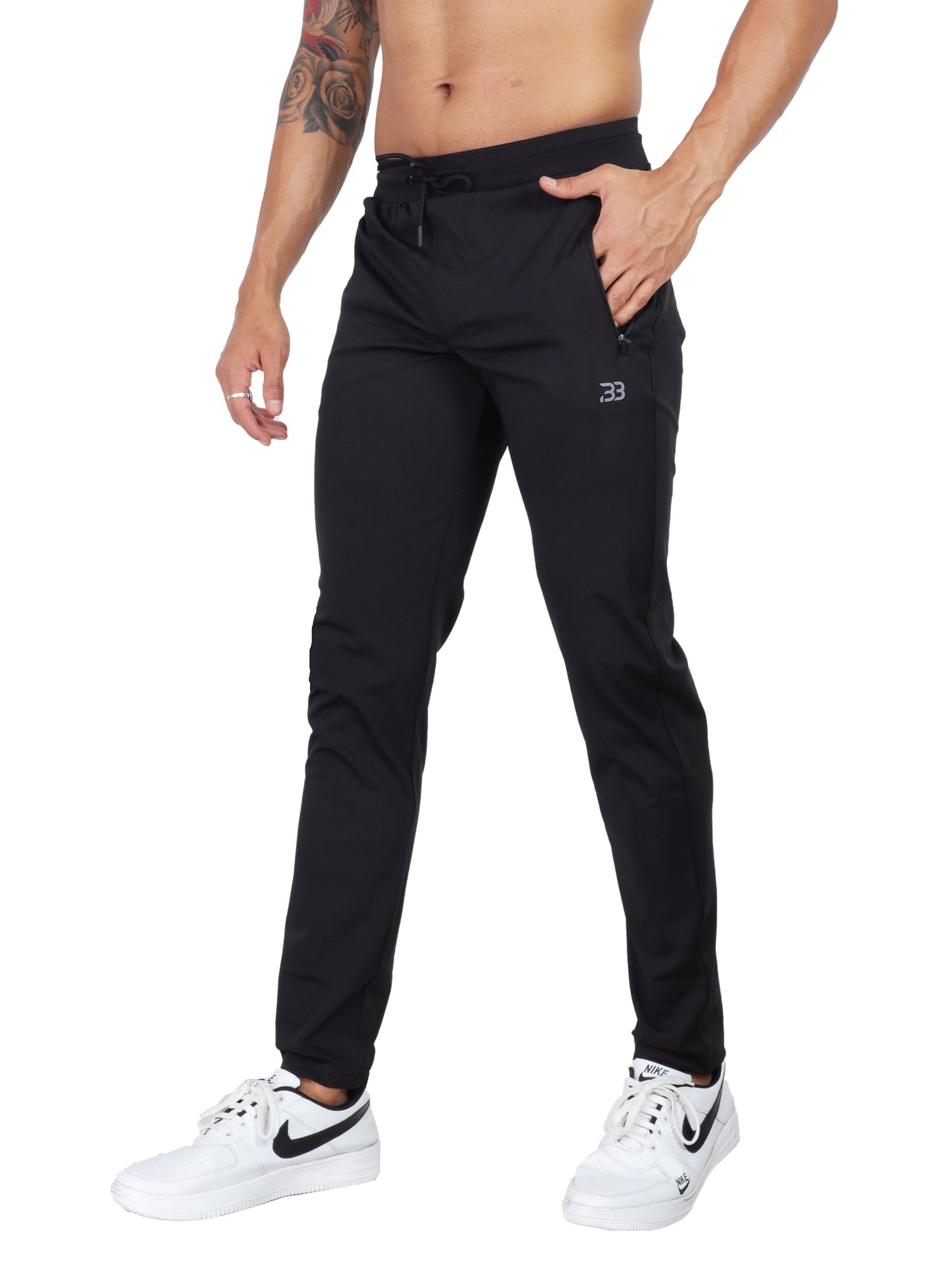 Men's Dynamic Quick Dry Lycra Sports Trackpant