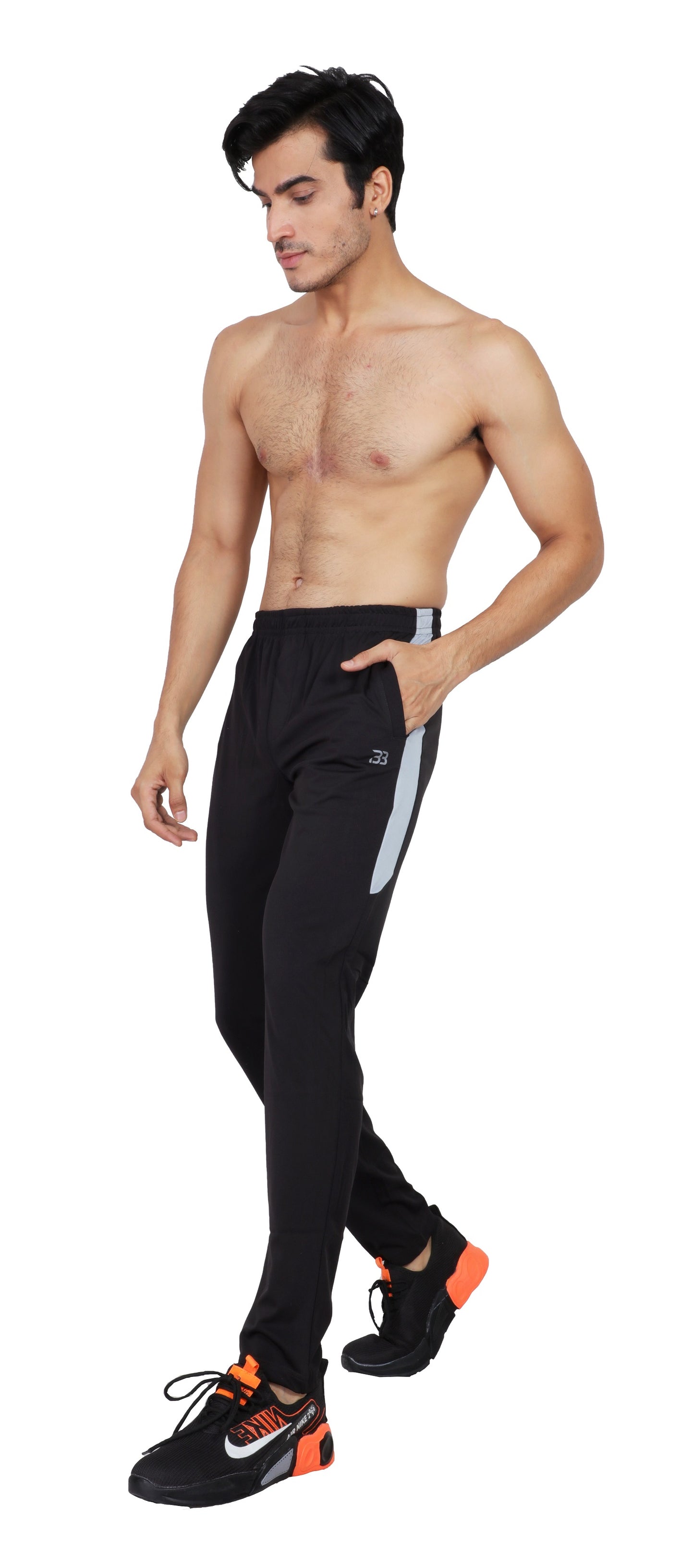 Men's Regular Fit Lycra Sports Trackpant
