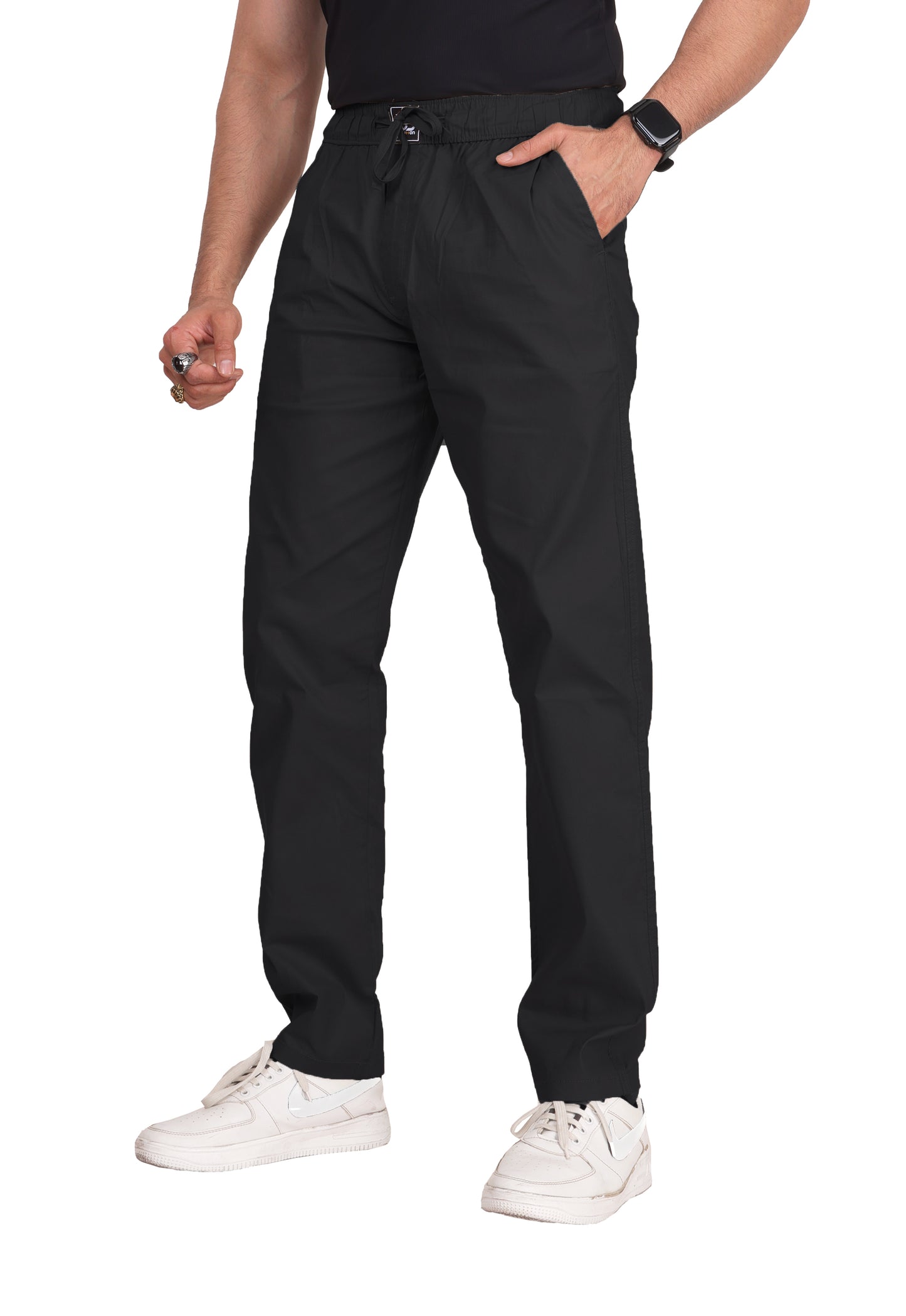 Men's Solid Cotton Stretchable Lounge Pajama Pant Lower