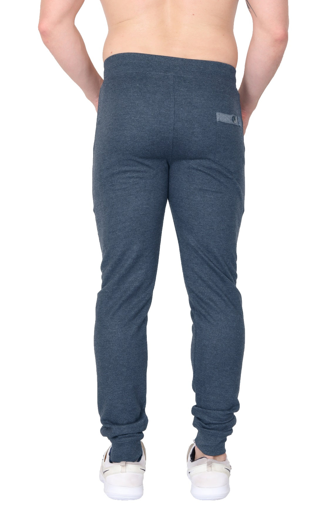 Men's Cotton Knit Front Open Jogger