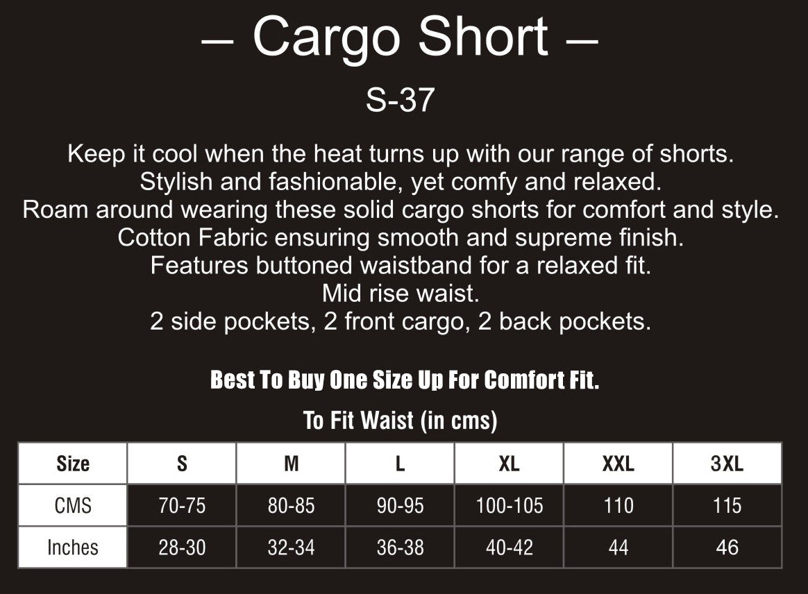 Men's Cotton Cargo Shorts