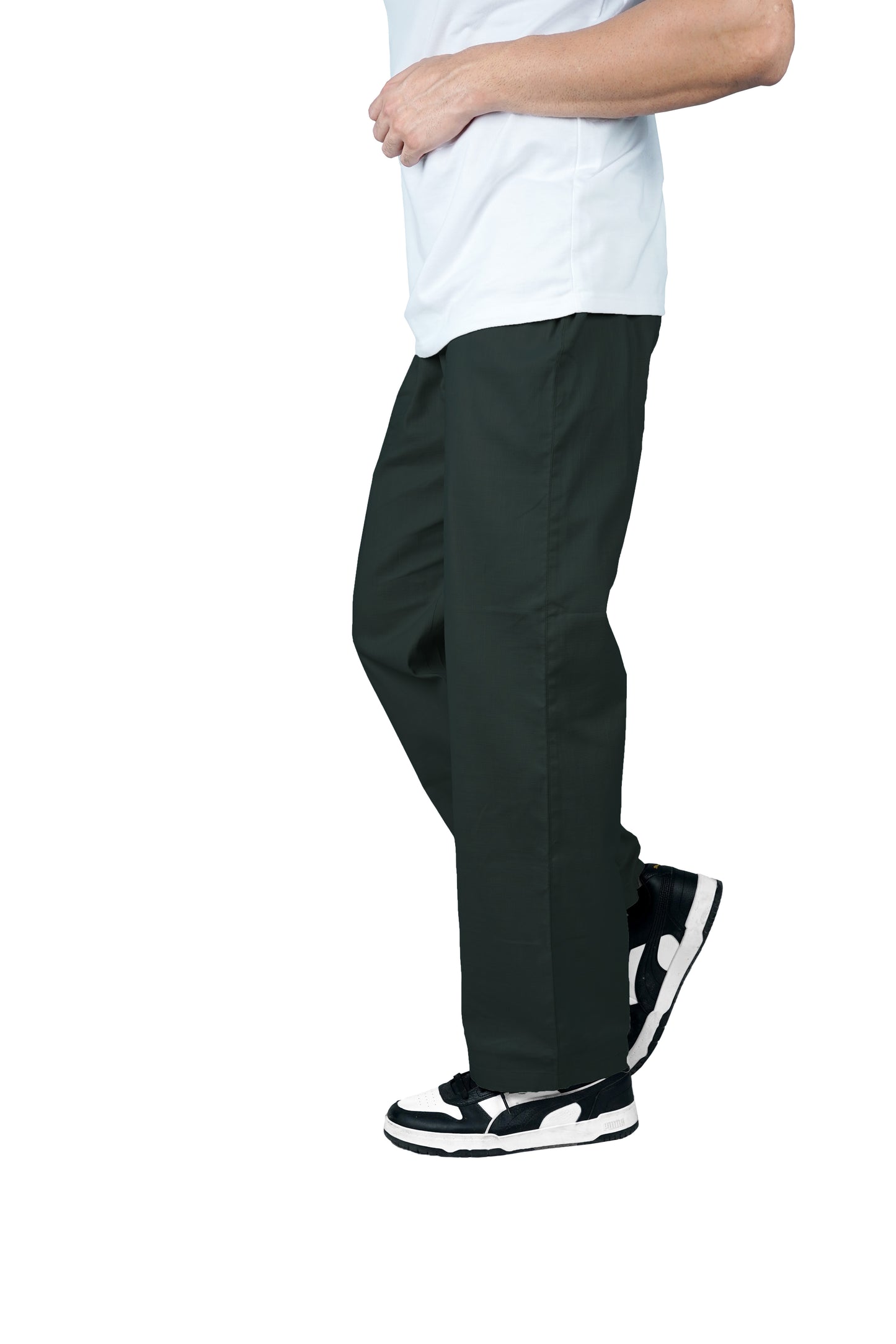 Men's Linen Cotton Loose Fit Stretchable Lounge Pyjama Pant Lower