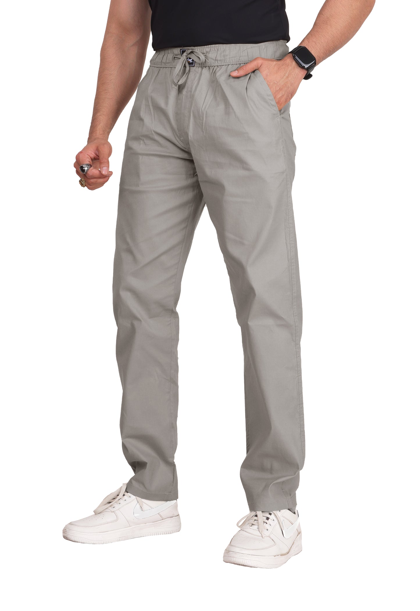 Men's Solid Cotton Stretchable Lounge Pajama Pant Lower
