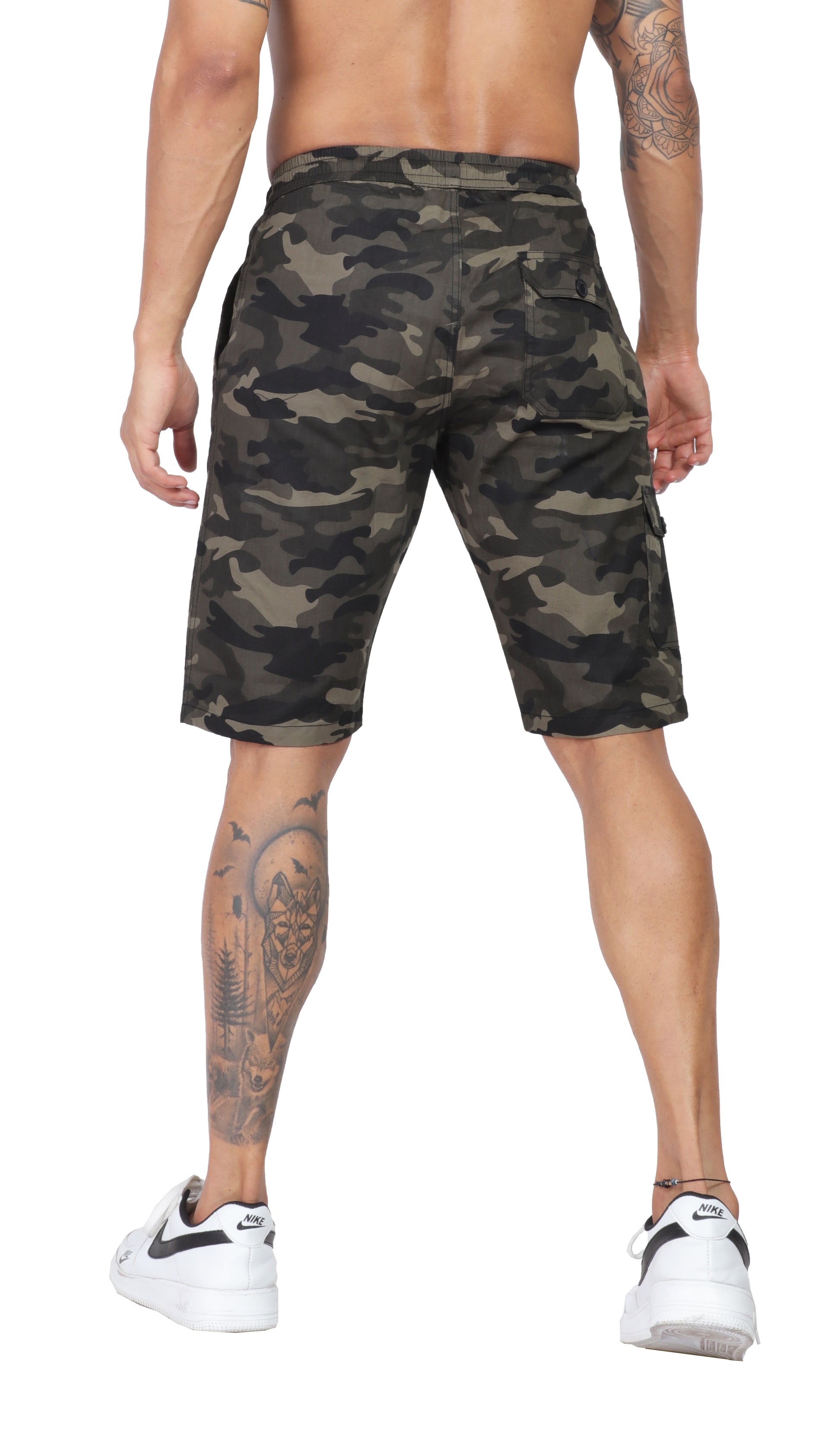 Men's Cotton Camo Cargo Short - Main Image
